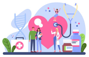 family doctor concept. healthcare, modern medicine treatment,