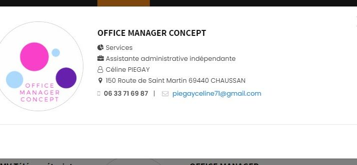 office manager concept celine piegay